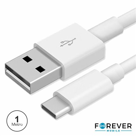 CABO USB-C 2.0 MACHO / USB-A MACHO 1M BRANCO PROK