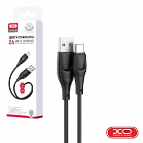 Cabo USB-A Macho / USB-C Macho 3m Preto XO Cabo USB-A Macho / USB-C Macho 3m Preto XO