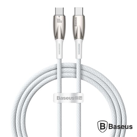 Cabo USB-C Macho P/ USB-C Macho 100W 1m Glimmer BASEUS
