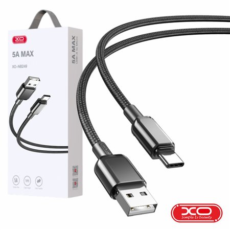 Cabo USB-A Macho / USB-C Macho 1m Preto XO