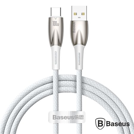 Cabo USB-A Macho P/ USB-C Macho 1m 100W Glimmer BASEUS