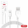 Cabo USB-A 2.0 Macho / USB-C 2.1A 2M Branco XO