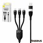 Cabo USB-A/C Macho/MicroUSB/USB-C/Lightning 1.2M 100W Baseus