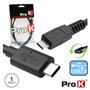 CABO USB-C 2.0 MACHO / MICRO USB-B MACHO 1M PROK