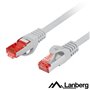 Cabo S/FTP LSZH CAT6A 0.25m Cinzento LANBERG