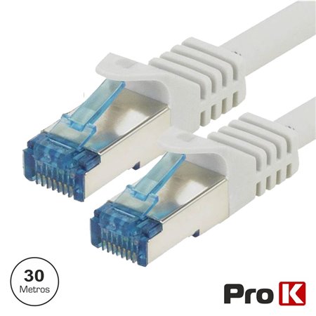 CABO S/FTP CAT6E 30M CINZA PROK