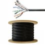 Cabo S/FTP CAT7 AWG24 Rígido 100m Exterior Preto