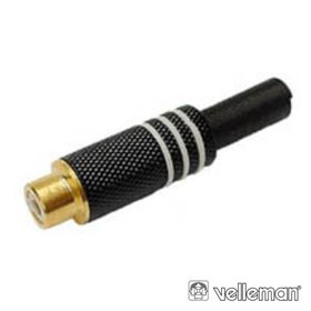 FICHA RCA FÊMEA DOURADA BRANCO VELLEMAN