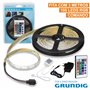 KIT FITA 180 LEDS 3528 IMPERMEÁVEL 12V 3M RGB C/ COMANDO