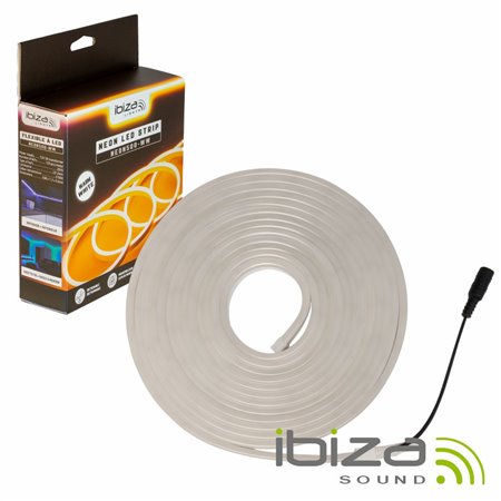 Fita 600 LEDS 2835 2700K 12V 5m IP65 Efeito Néon IBIZA