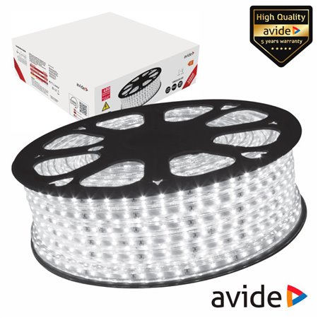 Fita 3000 LEDS 3528 3000K 220V 4.8W/m 50m IP67 AVIDE