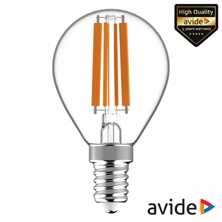 Lâmpada LED E14 Globo Filamento 6.5W 230V 4000K 806lm AVIDE