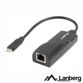 Cabo Adaptador Usb-C 3.1/ Rj45 1Gb Lanberg Cabo Adaptador Usb-C 3.1/ Rj45 1Gb Lanberg