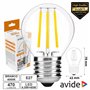 Lâmpada LED E27 Globo Filamento 4.5W 230V 4000K 470lm AVIDE