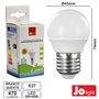 LÂMPADA E27 6W40W 230V LEDS GLOBO BRANCO QUENTE 470LM