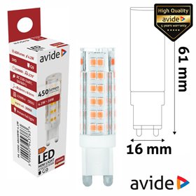 Lâmpada LED G9 4.2W 230V 3000K 450lm AVIDE