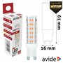 Lâmpada LED G9 4.2W 230V 3000K 450lm AVIDE