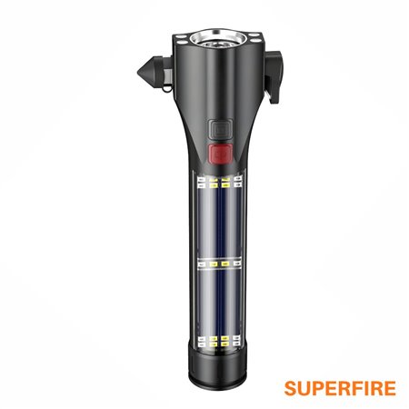 Lanterna De Segurança 7 em 1 10W 310lm IP44 SUPERFIRE