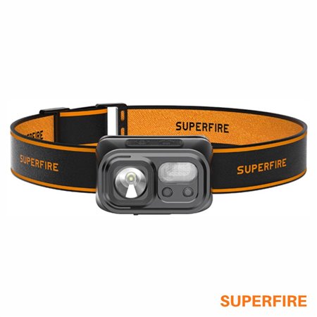 Lanterna de Cabeça 5W 350lm IP44 SUPERFIRE