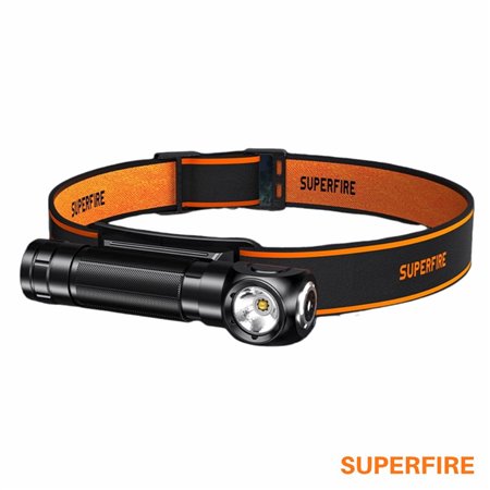 Lanterna de Cabeça 2em1 5W 583lm IP44 SUPERFIRE