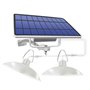 Conjunto de 2 Candeeiros 6W 520lm 4500K IP65 C/ Painel Solar