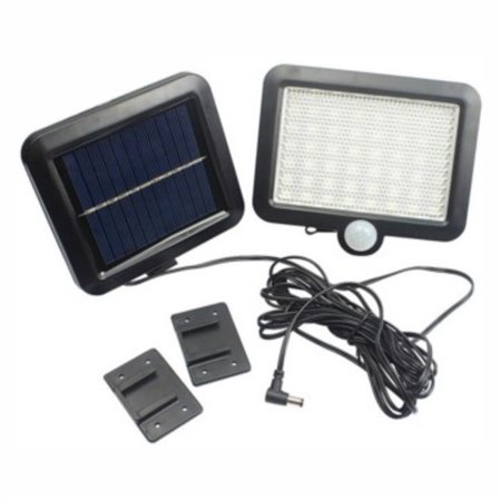 Candeeiro Exterior C/ Sensor PIR Painel Solar