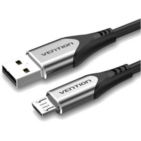 Vention Cabo USB 2.0 p/ Micro USB 3m Cinza