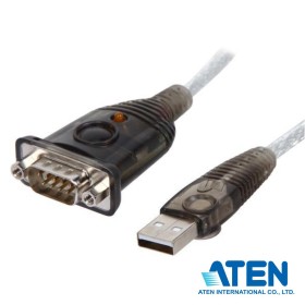 Cabo Adaptador Usb-A 2.0 Macho / Db9 Macho 0.35M Cinza