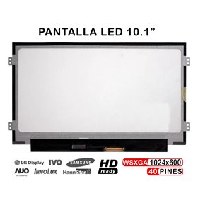 Ecrã Netbook 10.1 Polegadas B101Aw06 Wsvga N101L6 L0A Rev.C2 Extrafina