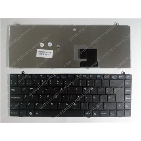 Teclado para Portatil Sony VGN-Fz18L VGN-Fz18M VGN-Fz19Vn PCG-381M