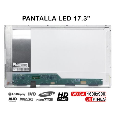 Ecrã LED 17.3" para Portatil N173Fge-E23 Edp 30 Pines