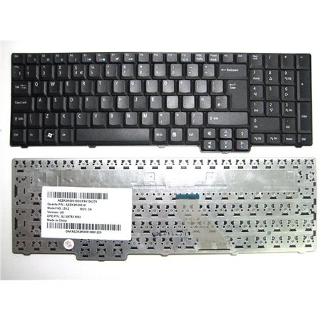 Teclado Acer Aspire As7000 9400 Nsk-Afc0S Nsk-Afe0S 9Jn872E0S Mp-07A56E0-442 904Aj07C0S Nsk-Aff0S 9Jn8782F0S