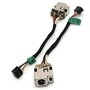 Conector DC Jack com Cabo para HP 15-B109Wm 15-B161Ea 15-B107Cl 15-B142Dx 15-B117Ss 698231-Yd1 Cbk00326-0075