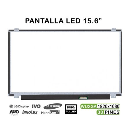 Ecrã LED de 15.6" Full Hd Ips LP156Wf4 (Sp)(B1) LP156Wf4-Spb1 LP156Wf6