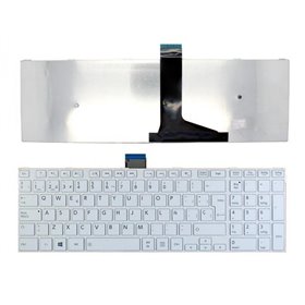 Teclado para Portatil Toshiba C55-A Branco com Estrutura