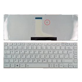 Teclado para Portatil Toshiba L830 L840 Branco