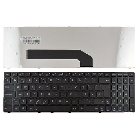 Teclado para Portatil Asus K50 com Estrutura Preto Brillo