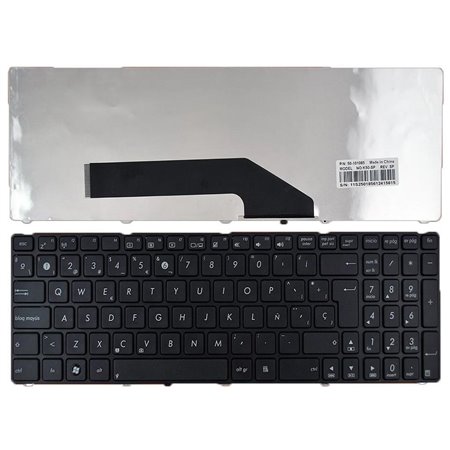 Teclado para Portatil Asus K50 K50A com Estrutura Preto Mate