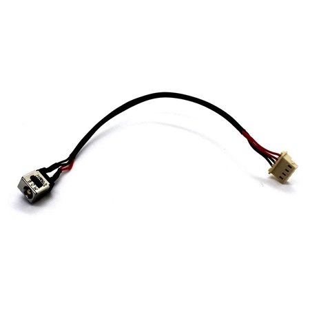 Conector DC Jack com Cabo para Fujitsu Lifebook Ah530 Ah531