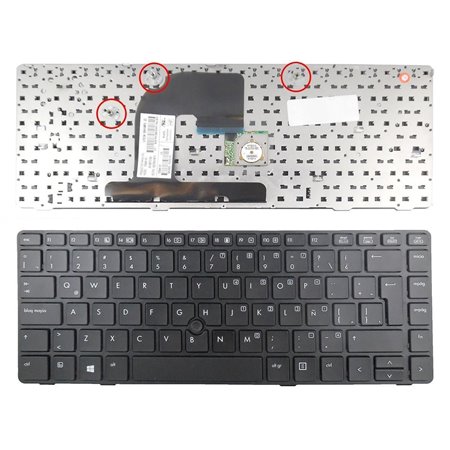 Teclado para Portatil HP EliteBook 8460P 8460W Series 9Z.N6Rsv.20E 9Z.N6Ruv.00S 701975-071