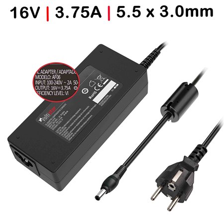 Carregador para Portatil Samsung A10 P10 P20 P25 16V 3.75A 60W