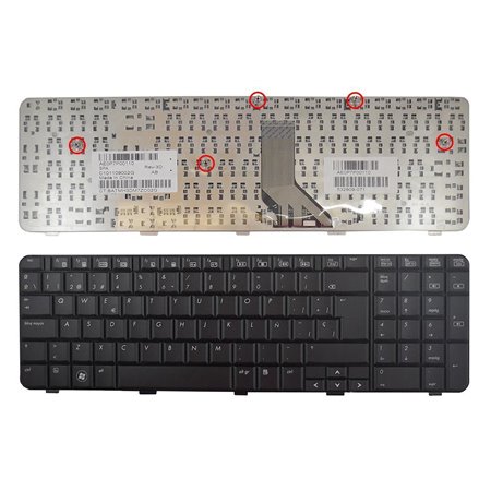 Teclado para Portatil HP CQ 71, Ae0P7P00110, 532809-071