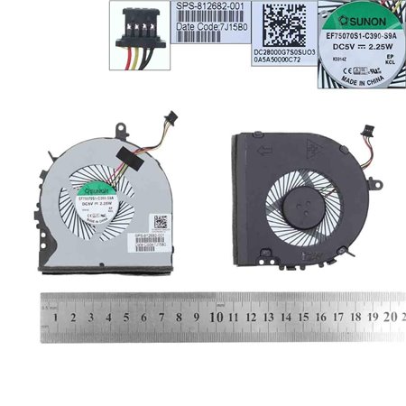 Ventoinha para Portatil HP Envy M6-P M6-P113Dx Dc28000G7F0