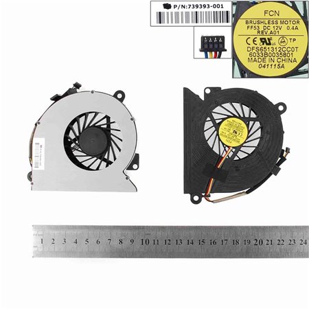 Ventoinha para Portatil HP 18 All In One 18-1200Cx Dfs651312Cc0T
