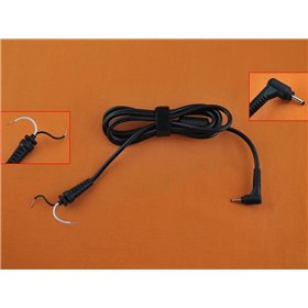 Cabo DC Jack Atual para Carregador Portatil com Ficha 2.5X0.7 mm