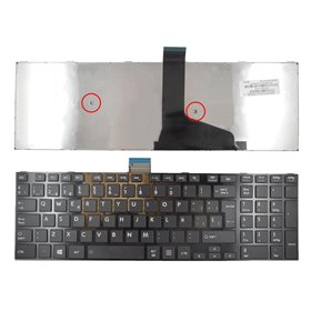 Teclado para Portatil Toshiba Satellite S50 Preto com Estrutura Brillante