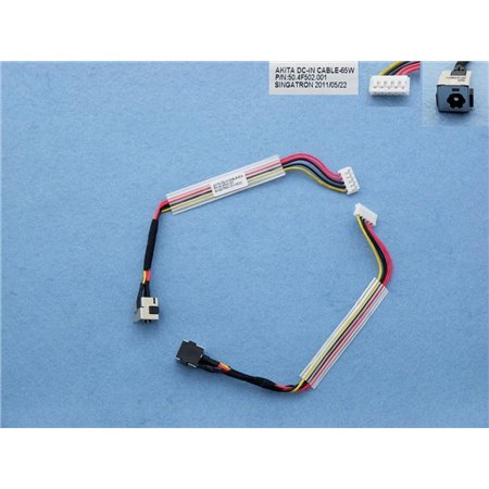 Conector DC Jack para Portatil HP Pavilion DV2000 65W Pj117-1