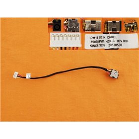 DC Jack para HP 2000 Compaq CQ57 7 Pins