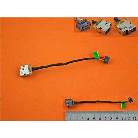 Conector DC Jack para Portatil HP 215 G1 14-K 717370-Yd6 717370-Fd6 717370-Sd6 / N:Cbl00379-0100