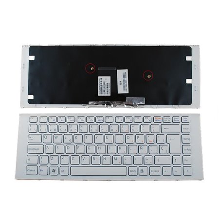 Teclado para Portatil Sony Vaio VPC-Ea Branco